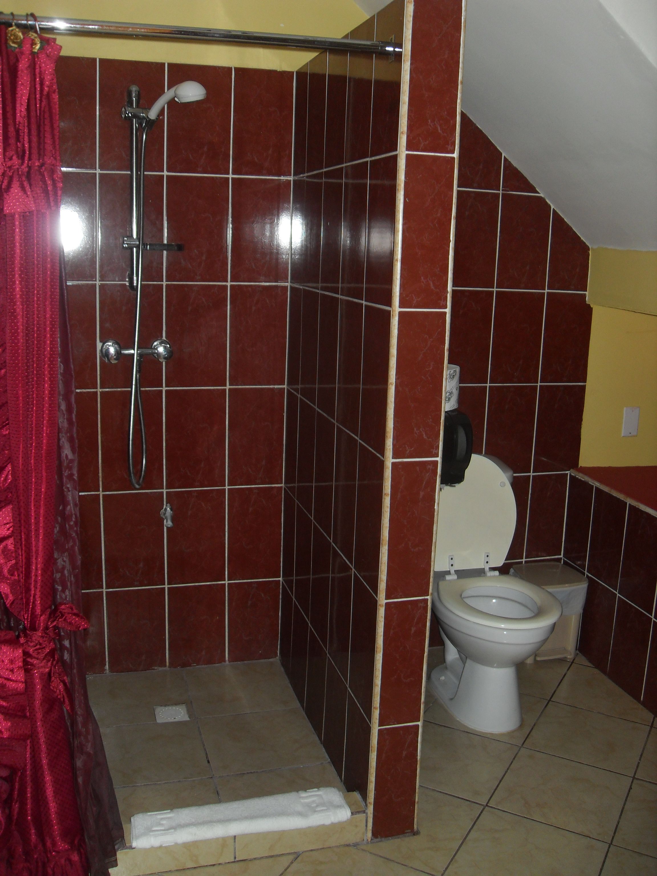 standard apartment, 1 bedroom, pool view | bathroom | shower, towels