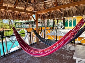 Deluxe Studio, Pool View | Terrace/patio