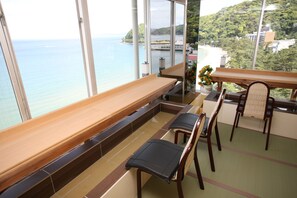 Blick von der Unterkunft