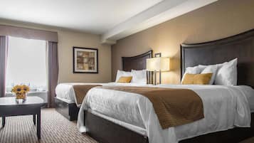 Deluxe Suite, Multiple Beds, Non Smoking | 1 bedroom, pillowtop beds, desk, iron/ironing board