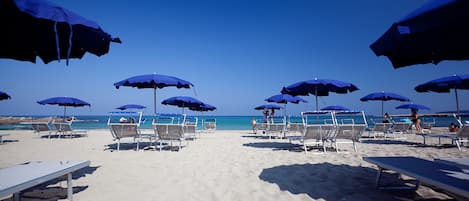 Vlak bij het strand, wit zand