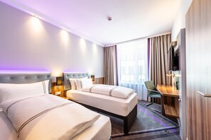 Standard Twin Room | Blackout drapes, soundproofing, iron/ironing board, free WiFi - Premier Inn Dresden City Centre (Dresden)