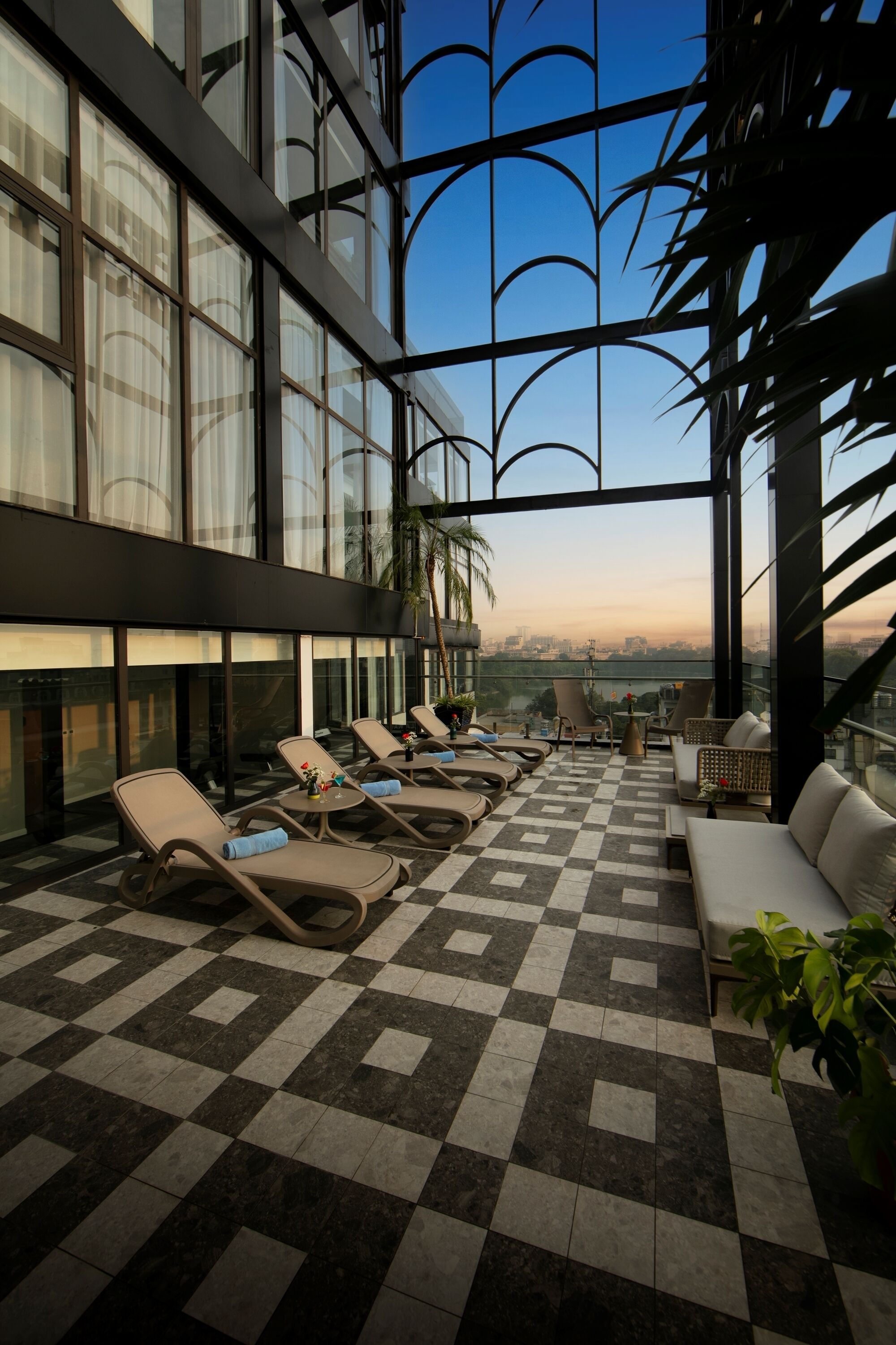 Terrasse sur le toit