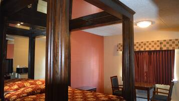 Honeymoon Suite, 2 Queen Beds | Premium bedding, pillowtop beds, individually furnished, desk