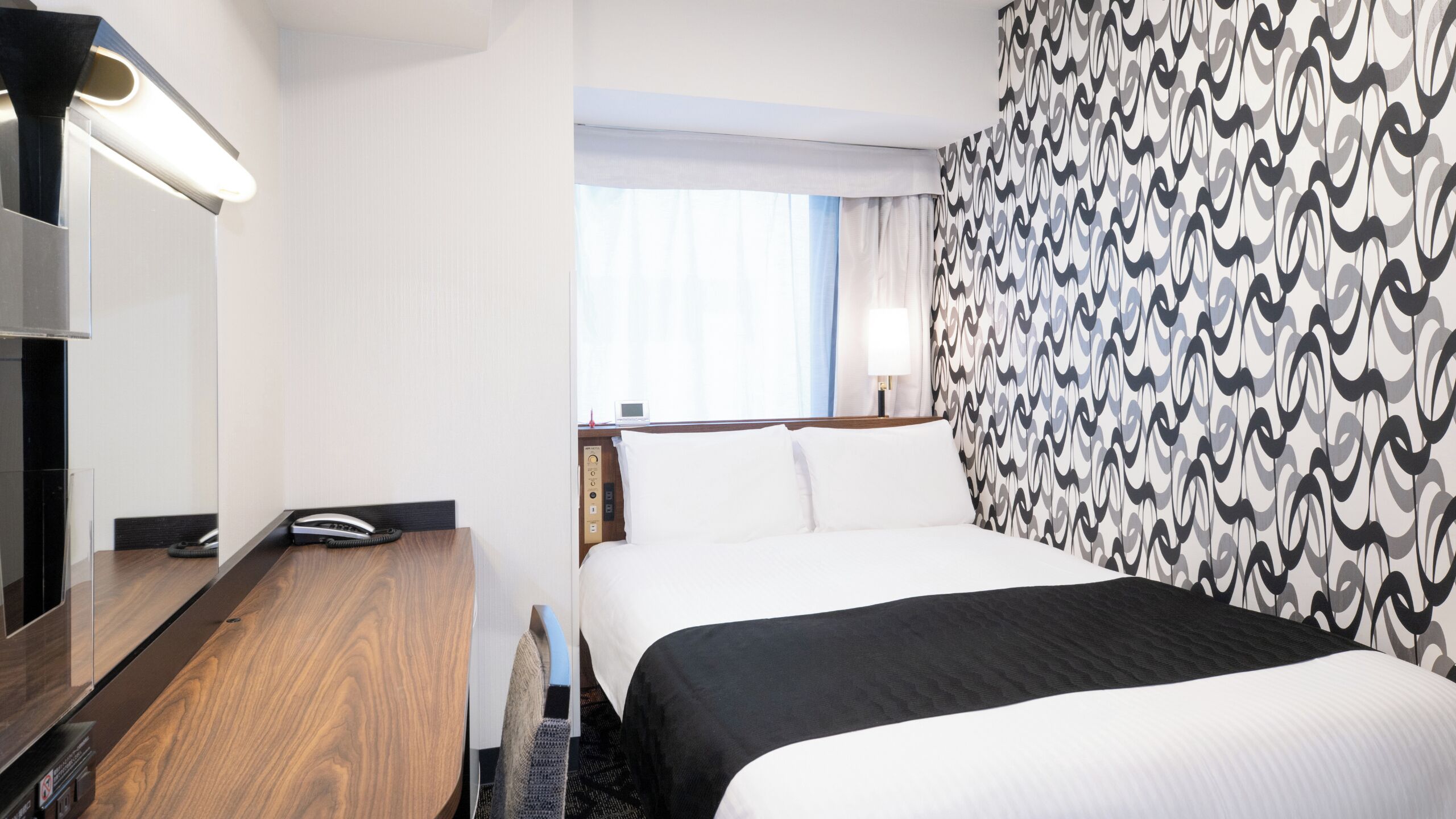 Premium bedding, desk, free WiFi, bed sheets