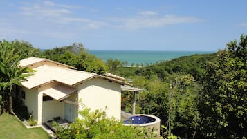 Vista a la playa o el mar