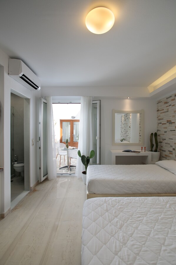 Trippelrum (for 3) | Egyptiska bomullslakan och allergitestade sÀngklÀder