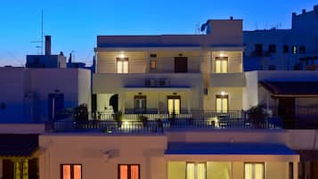 Front of property – evening/night