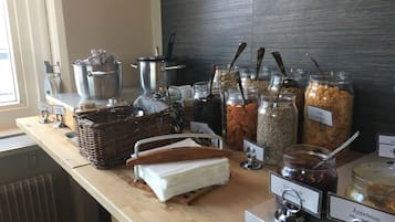 Gratis frukostbuffé varje dag