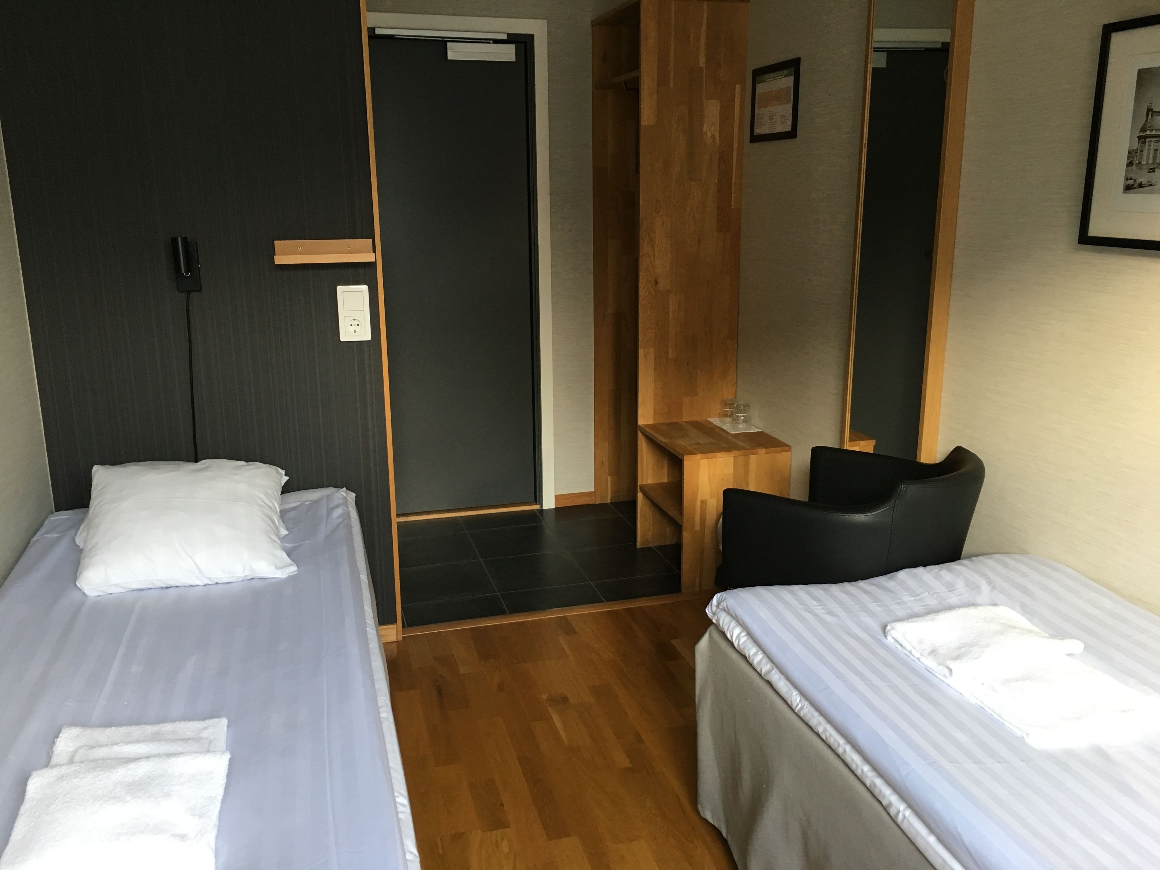 blackout curtains, iron/ironing board, cots/infant beds, free wifi