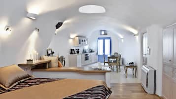 Villa, Pool Access | Living room | 24-inch LCD TV with cable channels, TV