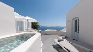 Villa, Hot Tub (caldera view) | Outdoor spa tub