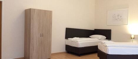 Premium bedding, pillow-top beds, in-room safe, desk