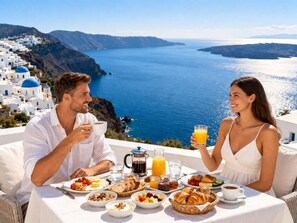 Breakfast meal - Sun Rocks Boutique Hotel | Caldera View Suites & Sunset Dining Experience (Santorini)
