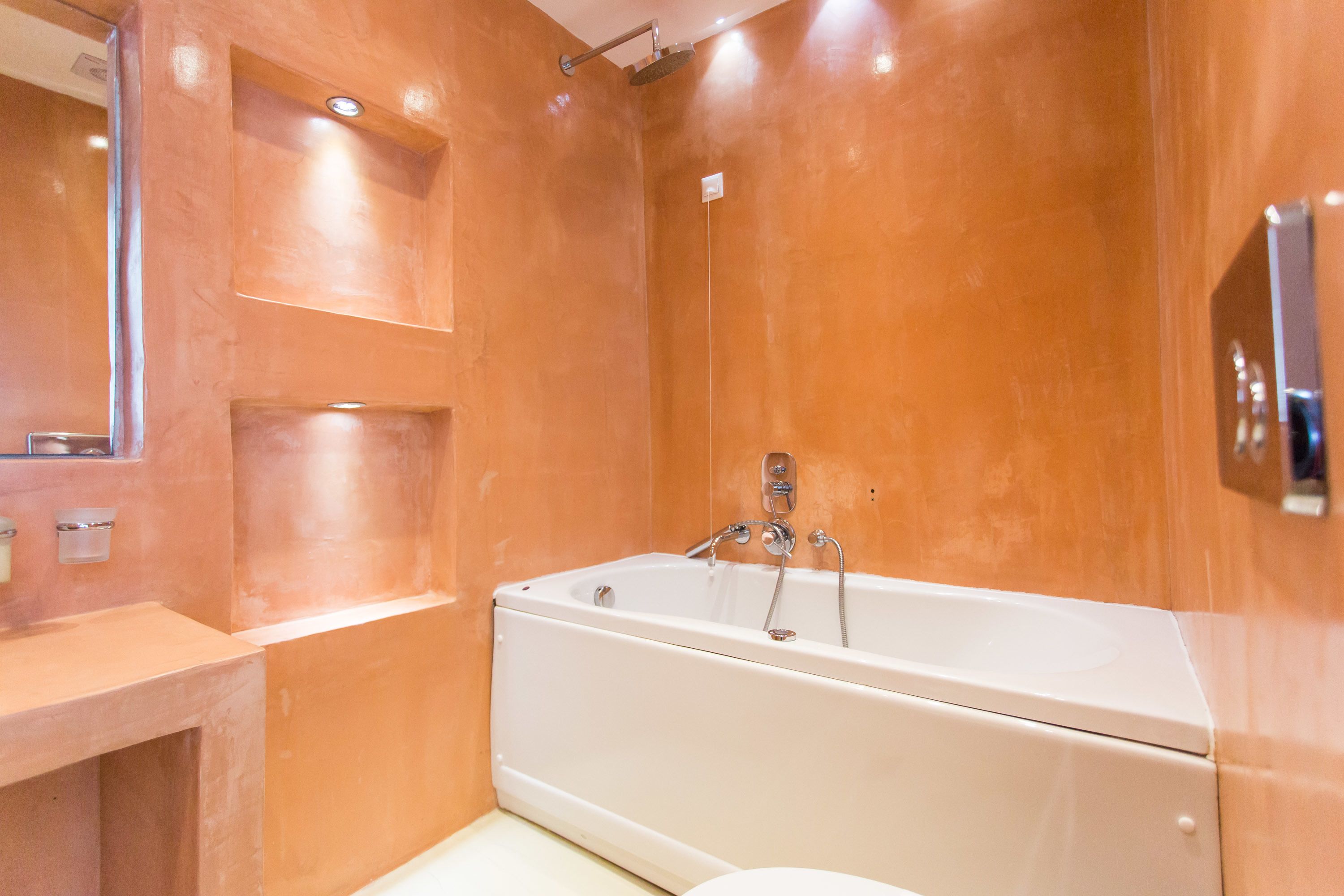 superior room caldera view, sea view | jetted bathtub