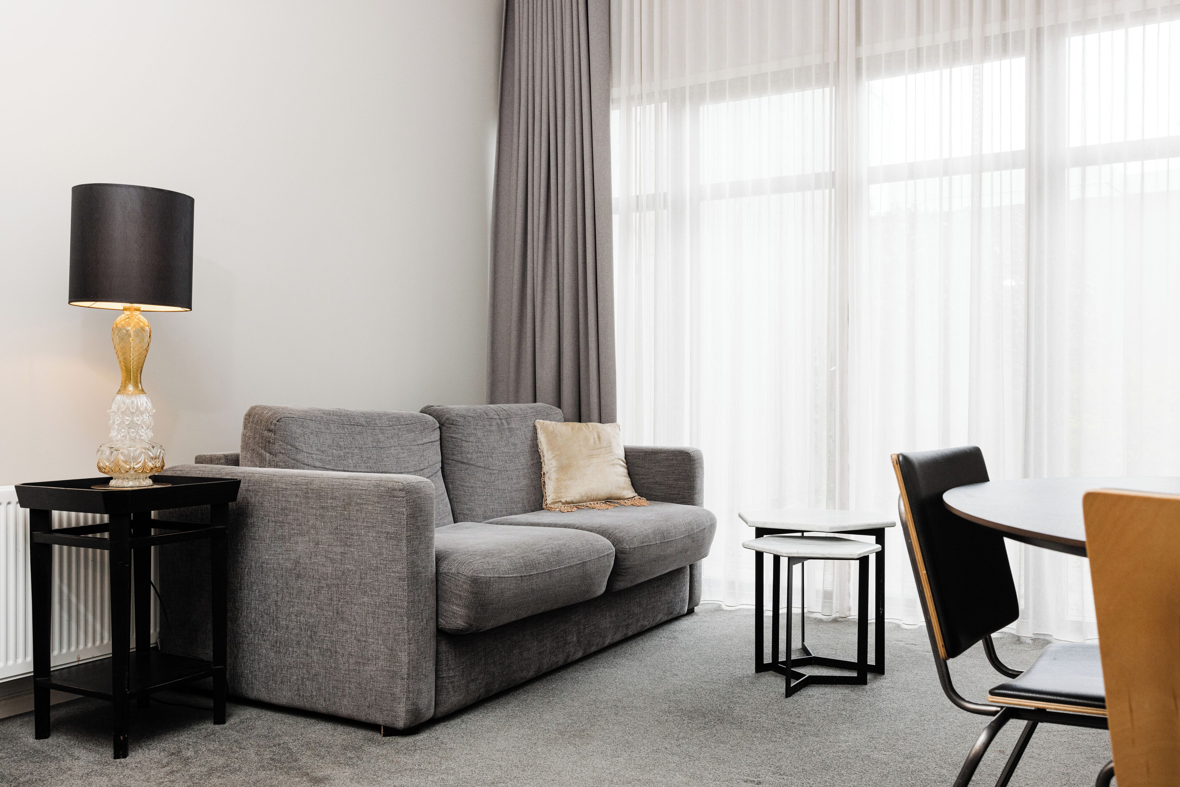 Family Studio | Living area | 40-inch LED TV with satellite channels, TV