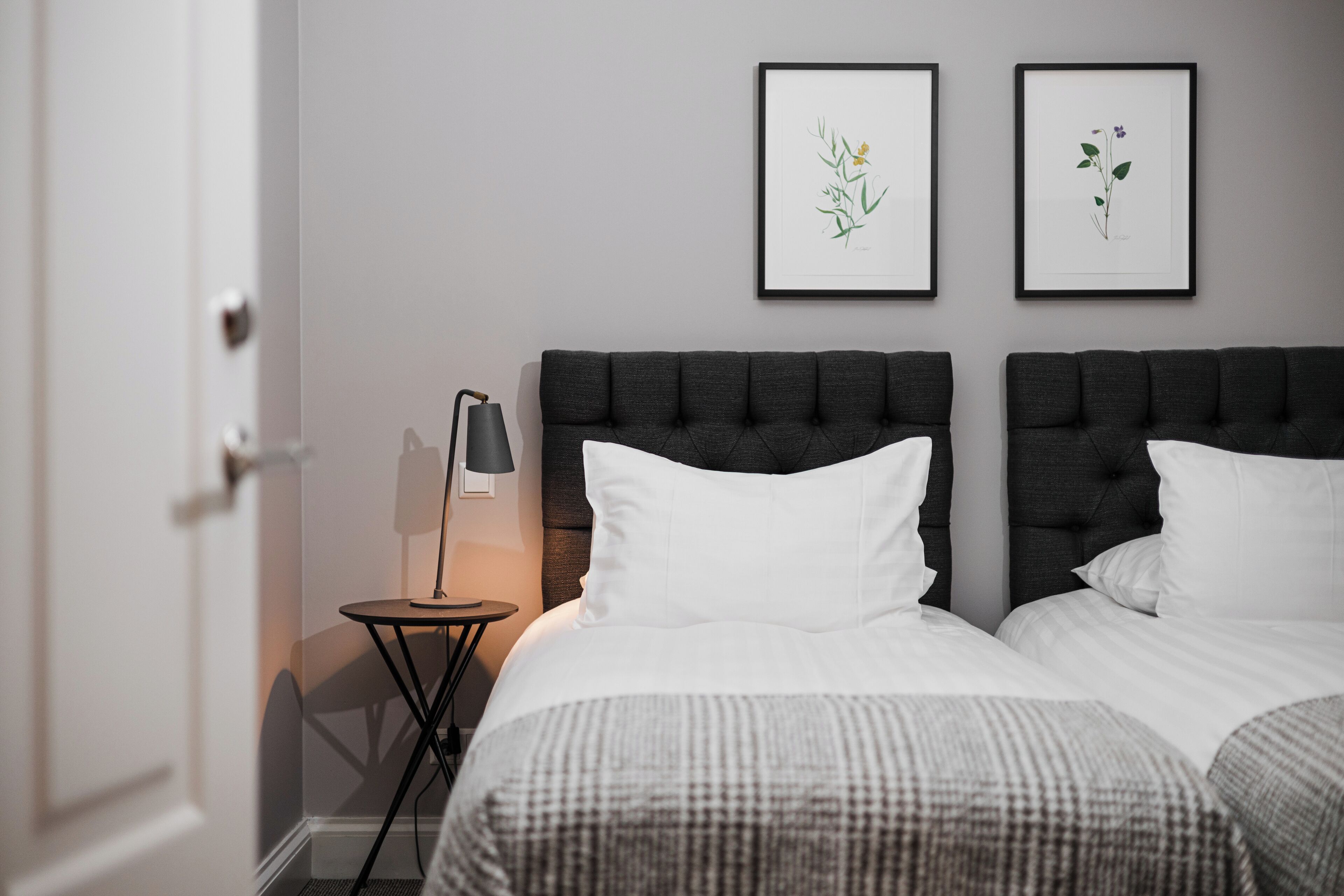 Hypo-allergenic bedding, down duvets, pillow-top beds, in-room safe