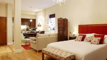 In-room safe, blackout curtains, iron/ironing board