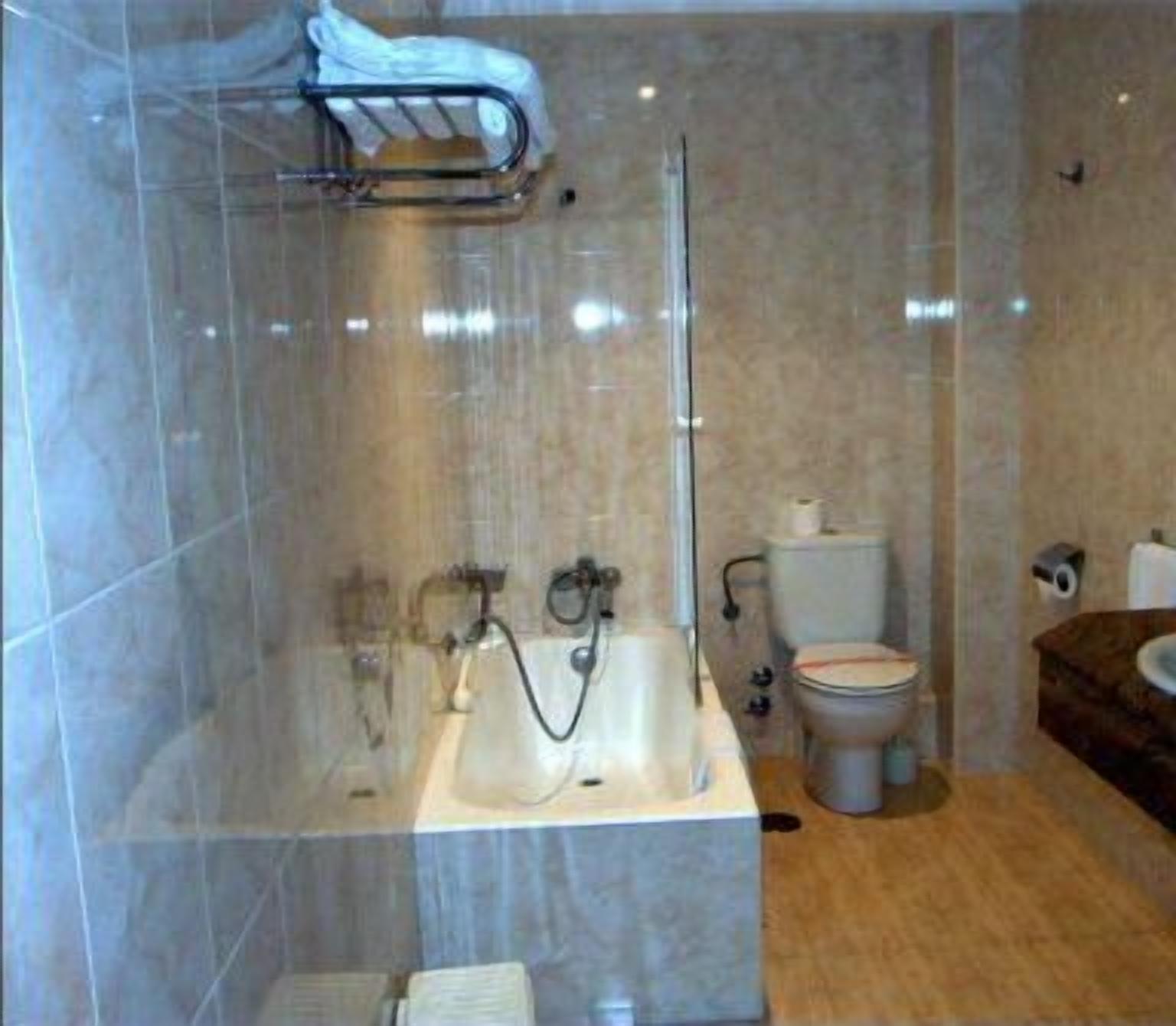 double room, balcony | bathroom | hair dryer, bidet, towels
