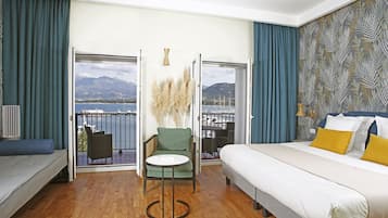 Chambre Luxe, vue mer | Minibar, décoration personnalisée, ameublement personnalisé