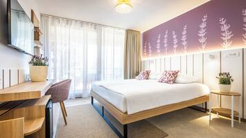 Coffres-forts dans les chambres, bureau, rideaux occultants