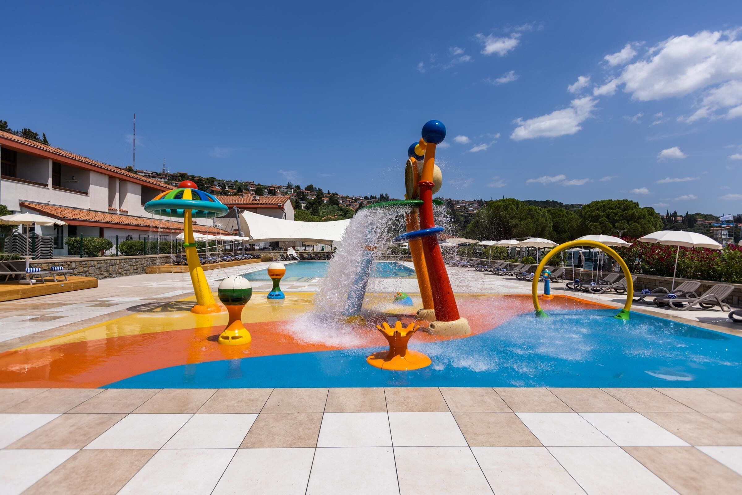 Indoor pool, seasonal outdoor pool