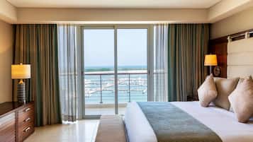 Pillowtop beds, minibar, in-room safe, desk