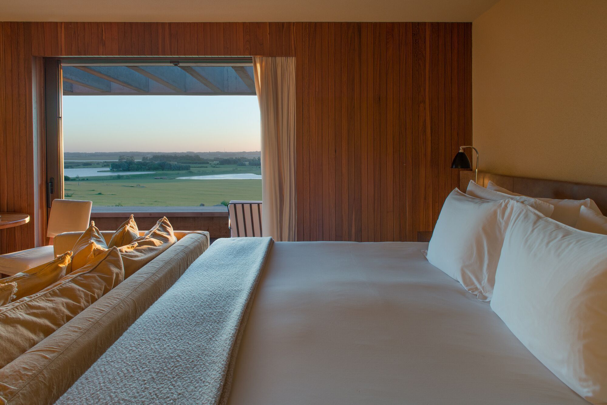 Egyptian cotton sheets, premium bedding, memory foam beds, minibar