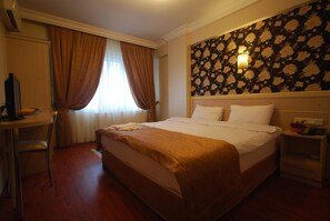 Premium bedding, minibar, in-room safe, desk