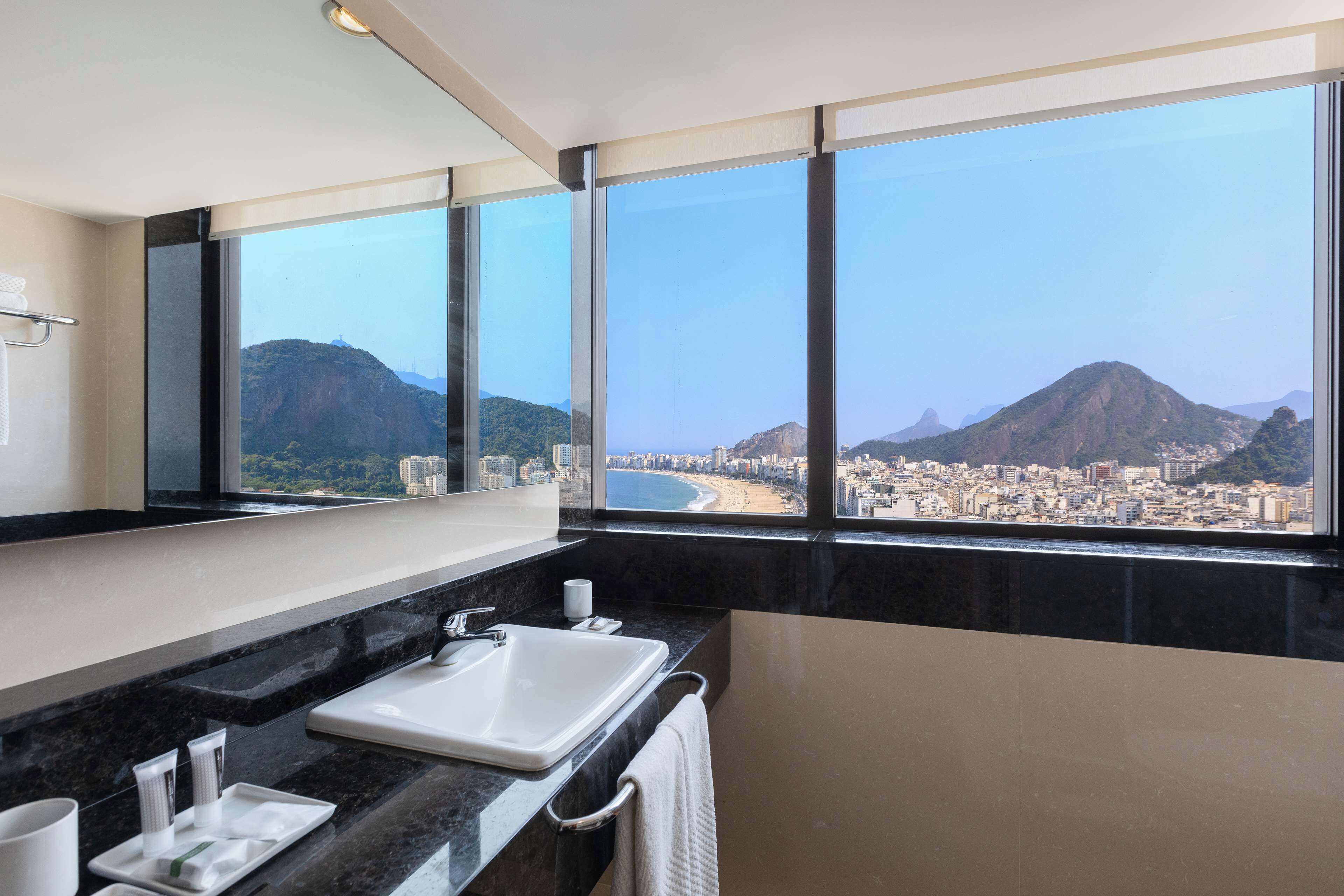 executive suite, 1 bedroom, club lounge access, oceanfront | bathroom | free toiletries, hair dryer, bathrobes, bidet