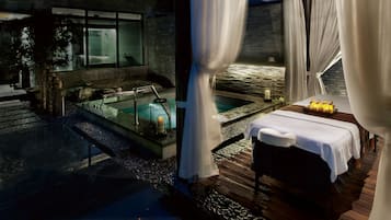 Couples treatment room(s), hot tub, body treatments, hydrotherapy
