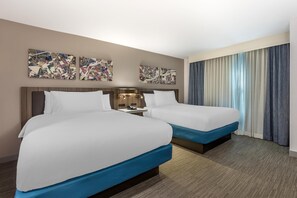 Junior Suite, Multiple Beds | Premium bedding, Select Comfort beds, in-room safe, desk
