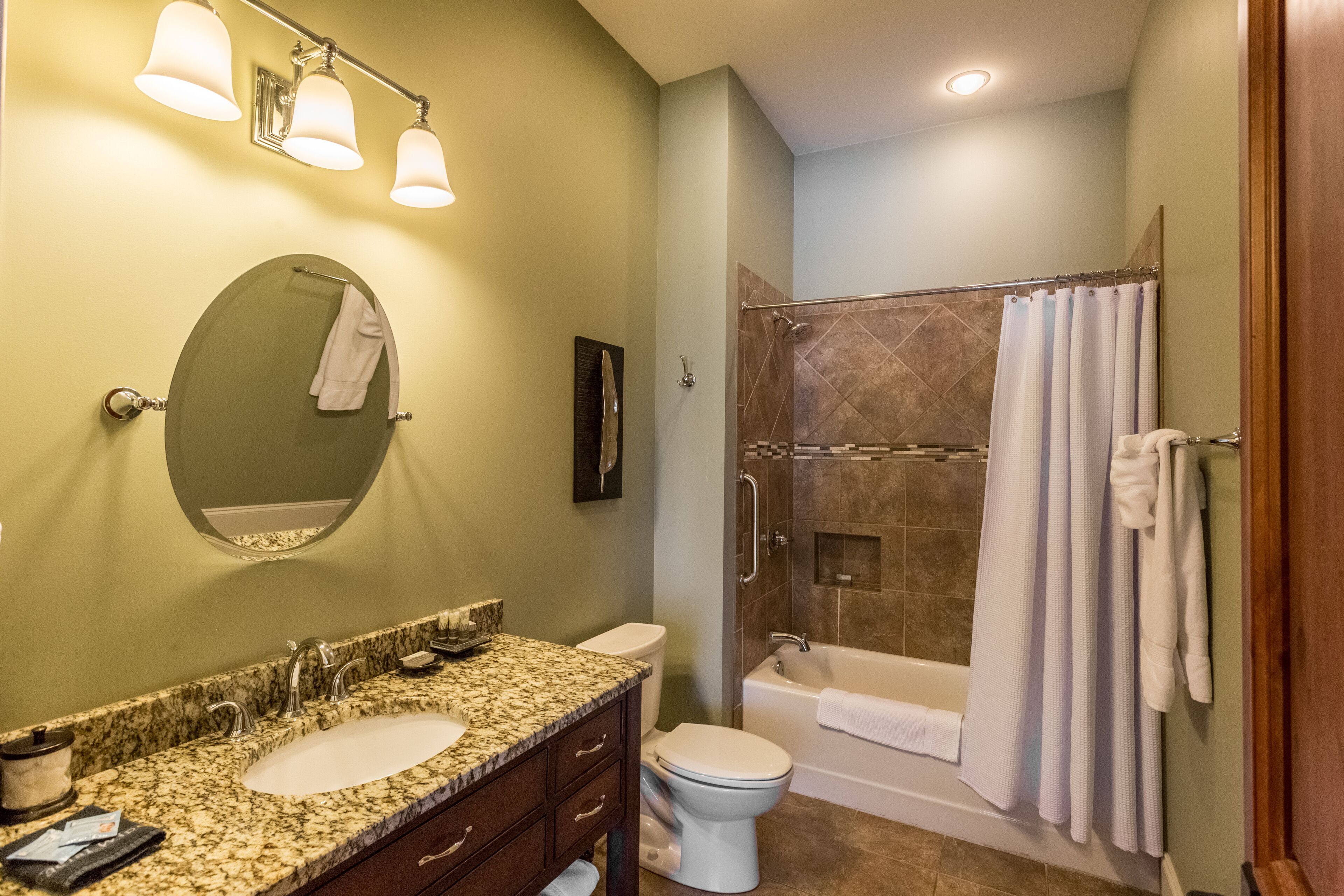 standard room, 1 king bed (4) | bathroom | combined shower/bathtub, free toiletries, hair dryer, bathrobes