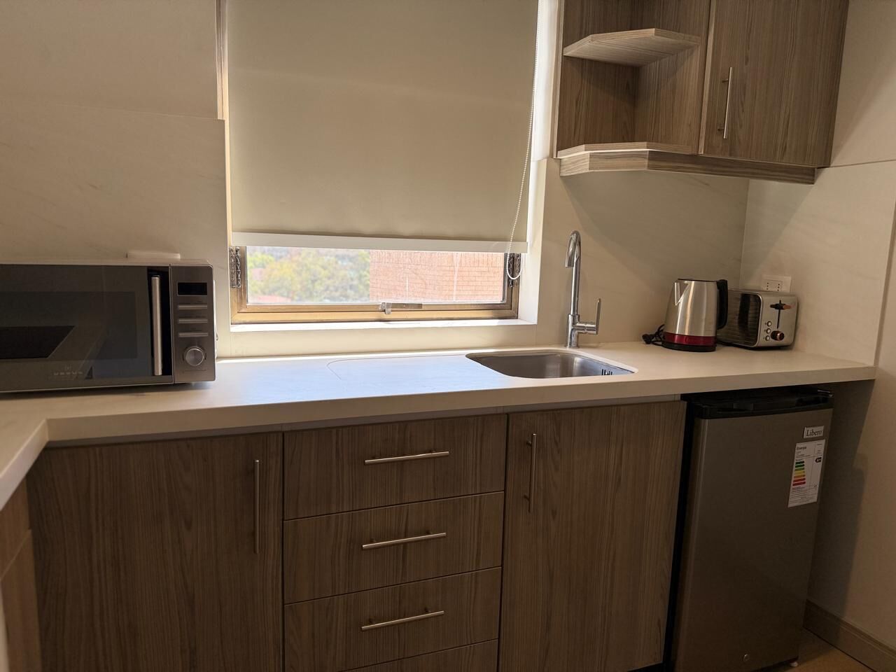 Chambre triple supérieure | Cuisine privée | Mini-réfrigérateur, four à micro-ondes, surface de cuisson