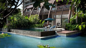 Villa, 3 chambres, cuisine, vue jardin | Terrasse/Patio