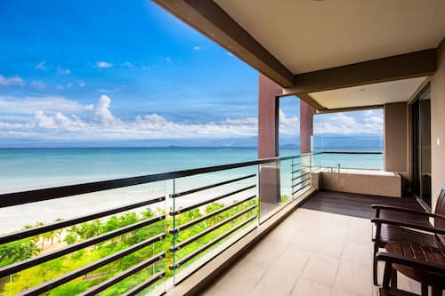 Suite Deluxe, 3 chambres, cuisine, vue sur l’océan | Vue de la chambre