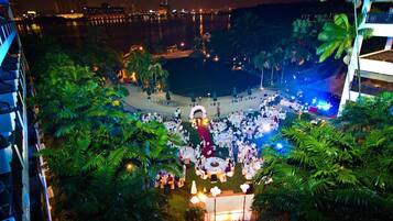 Espace banquet en plein air