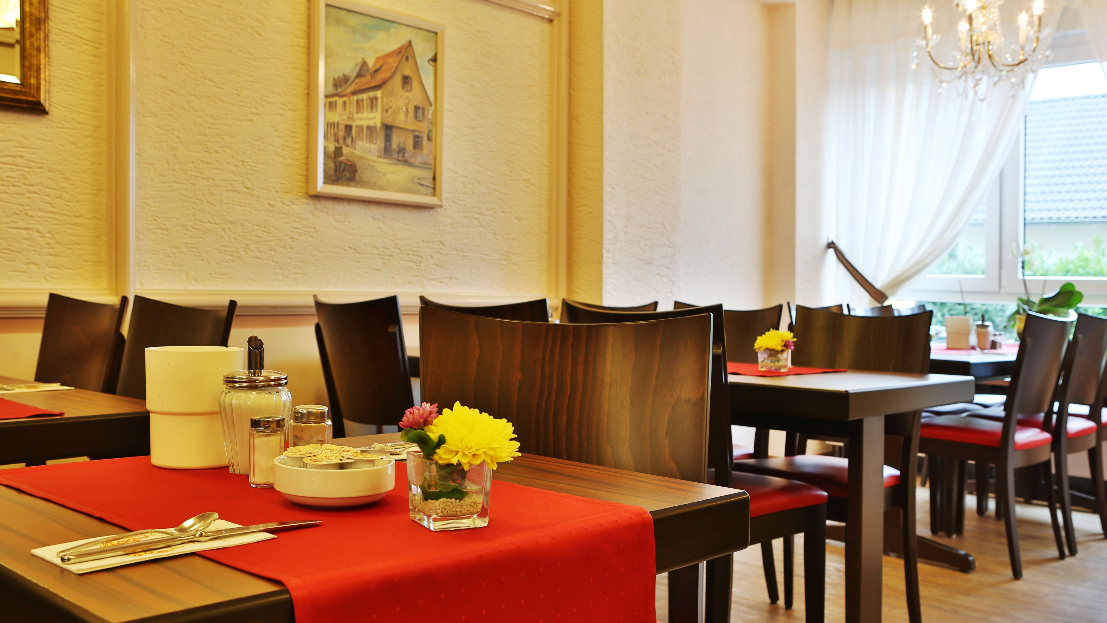 Daily buffet breakfast (EUR 13 per person)