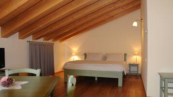 Desk, blackout curtains, cots/infant beds, rollaway beds