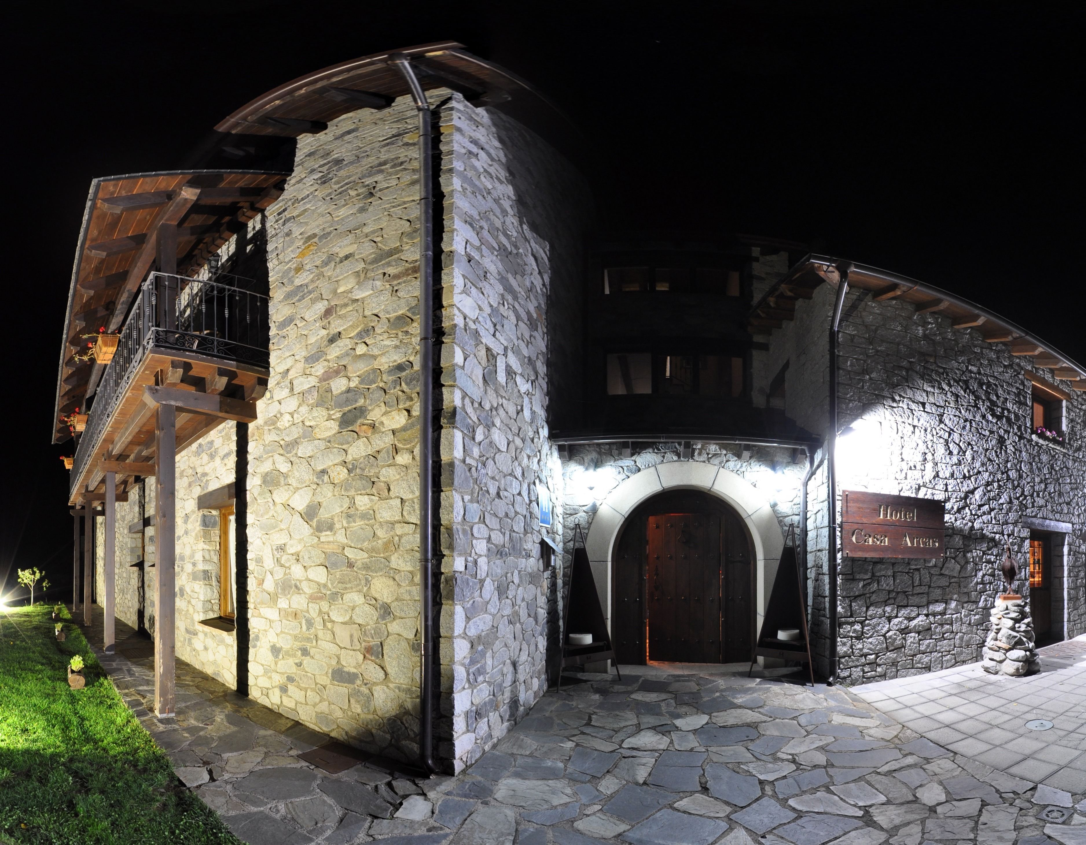 front of property – evening/night