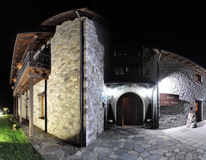 Front of property – evening/night