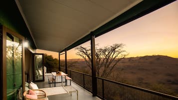 Casa de campo família, 2 quartos, sacada, vista para a colina | Vista da sacada