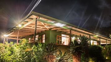 Front of property – evening/night