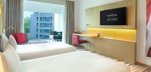 Quarto premier, 2 camas de solteiro | 1 quarto, roupas de cama de algodão egípcio, roupas de cama premium