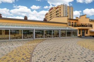 Konaklama yerinin ön cephesi