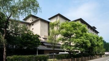 Vue depuis lâhĂ©bergement