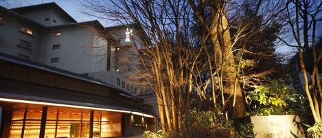 Front of property - evening/night