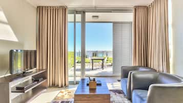 Standard Apartment, 1 Bedroom | Living area | LCD TV