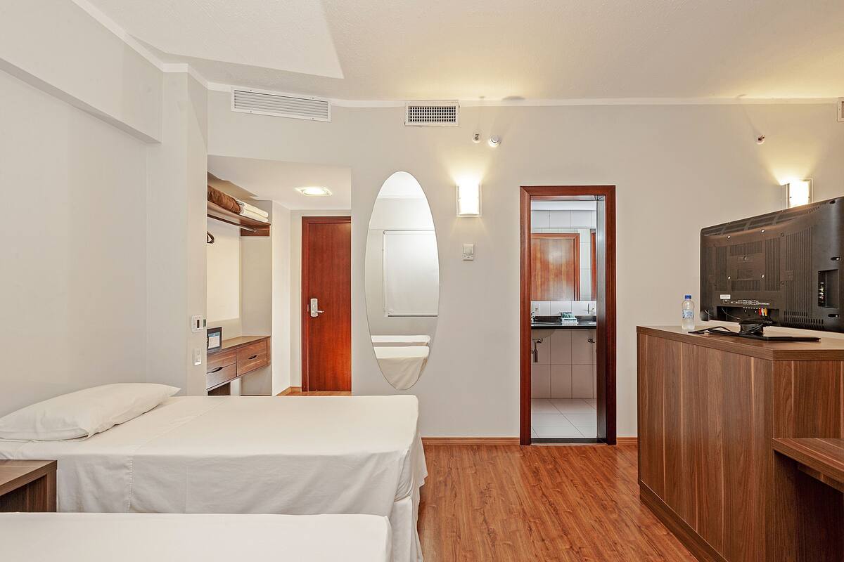 Minibar, in-room safe, desk, laptop workspace