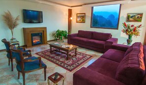 Sala de estar en el lobby